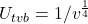 \tvtr = \fourthrootc{1/\tveb}
