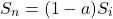 \begin{equation*} \Sn = (1-\albedo) \isi \end{equation*}