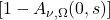 [1-A_{\nu,\Omega}(0,s)]