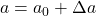 \albedo = \albedo_0 + \Delta\albedo