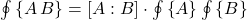 \osum{A \, B} = \mc{A}{B} \cdot \osum{A} \osum{B}