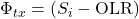 \txh = (\isi -\OLR)