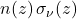 n(z) \,\sigma_\nu(z)