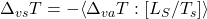 \tvts = -\exw{\tvca}{\slr/\tsurf}