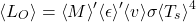 \begin{equation*}   \ex{\olr} = \avg{\ltr} \avg{\emis} \ex{\tveb} \sigma \ex{\tsurf}^4 \end{equation*}