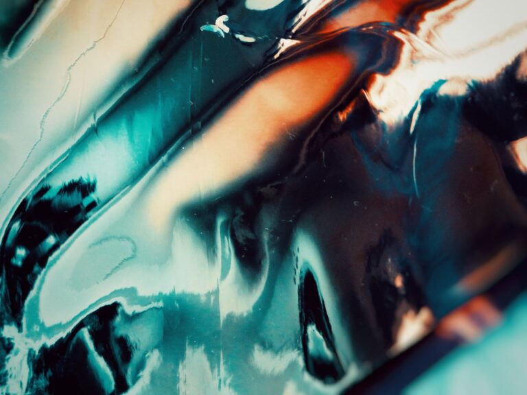 close up photo of blue liquid
